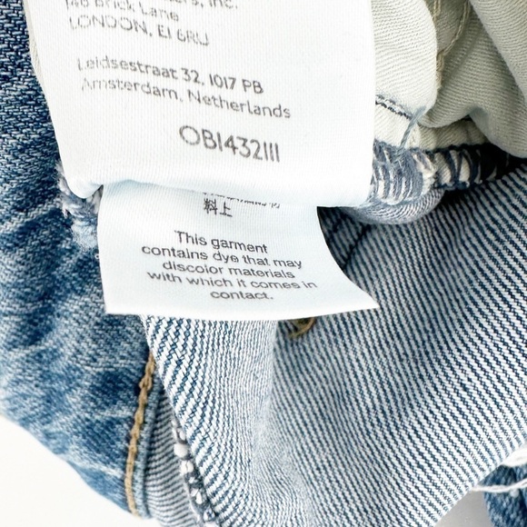 NEW Free People CRVY Fever Pitch Boyfriend Jeans 32 - Picture 5 of 13